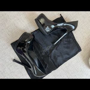 YSL Patent Tribtoo 105 Platform Pumps